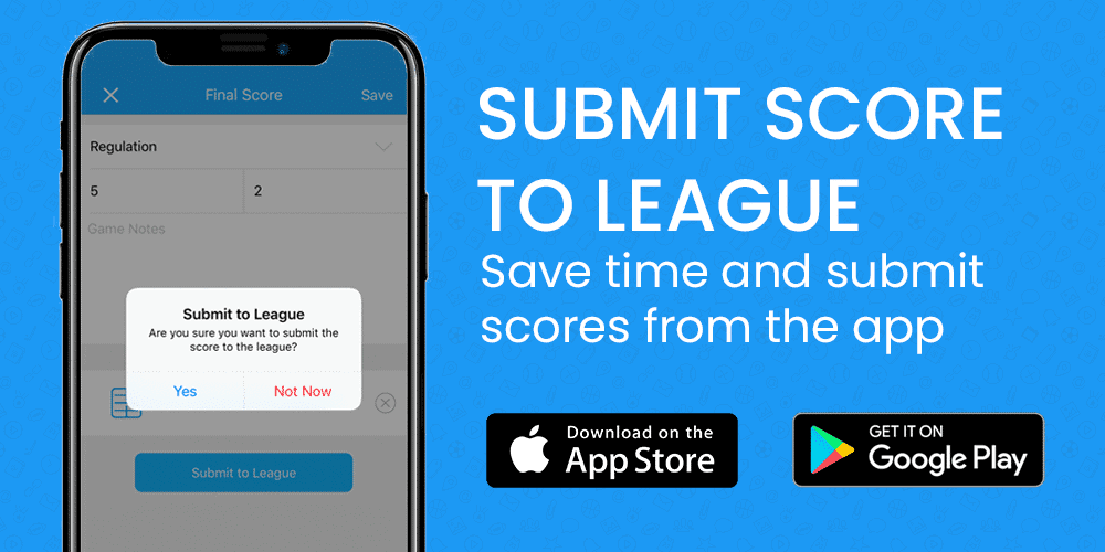 submit score to league teamlinkt league software