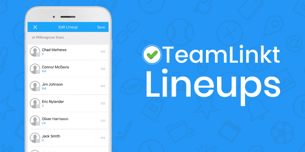TeamLinkt Lineup Feature