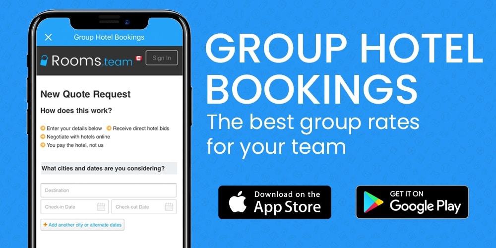 group hotel bookings teamlinkt