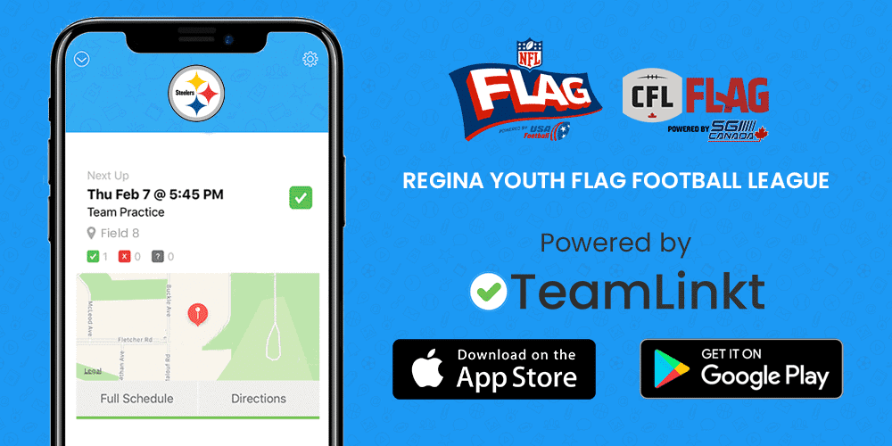 Regina Youth Flag Football League is staying organized with TeamLinkt