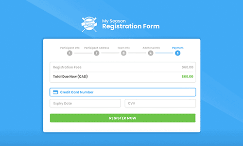 sports registration system